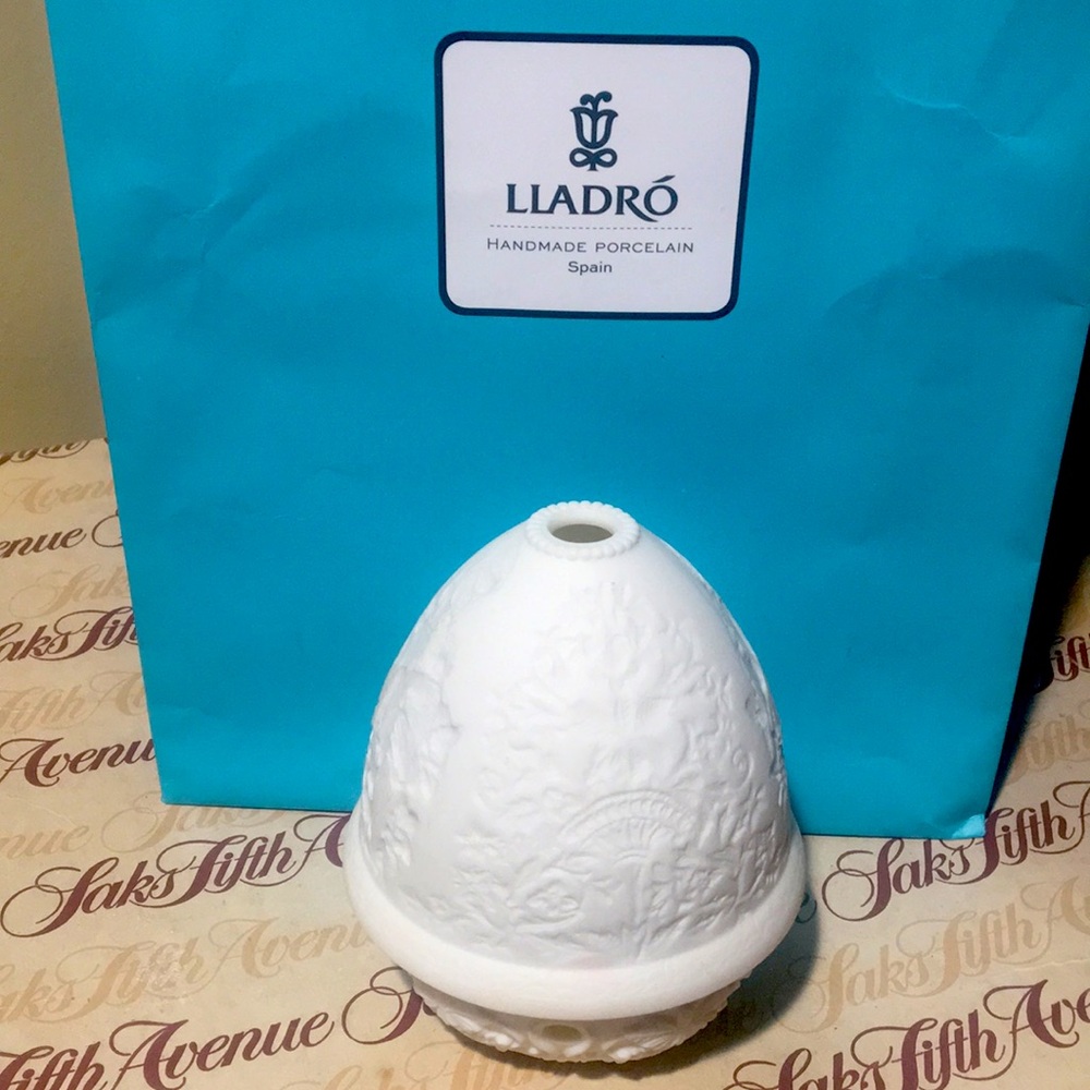 Lladro porcelain candle holder